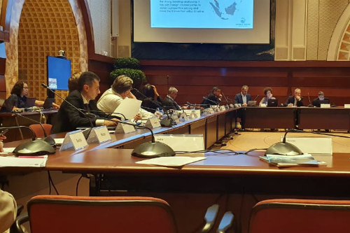 Ջրային կոմիտեի նախագահի տեղակալ Արթուր Մեսրոպյանը և Ջրային ՋՏ ԾԻԳ-ի տնօրեն Վահրամ Մկրտչյանը մասնակցել են «Ջրային ոլորտի ֆինանսավորում» խորագրով կլոր սեղան-քննարկմանը