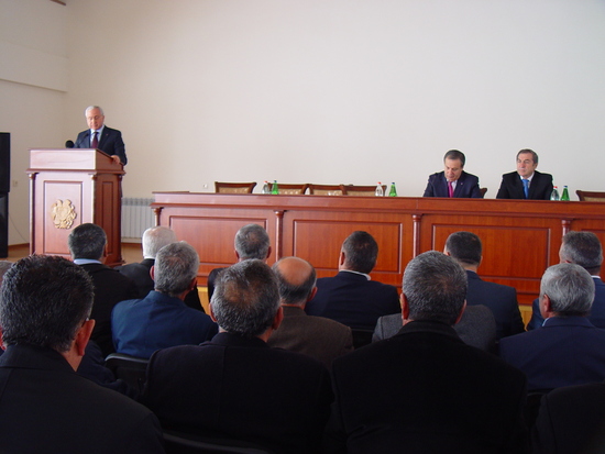 ՀՀ գյուղատնտեսության նախարար Սերգո Կարապետյանն այսօր Գեղարքունիքի մարզում խորհրդակցություն է անցկացրել